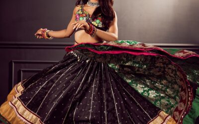 Miss India Universe, Shweta Sharda in Custom Jigna Chauhan, Navratri Lehenga.